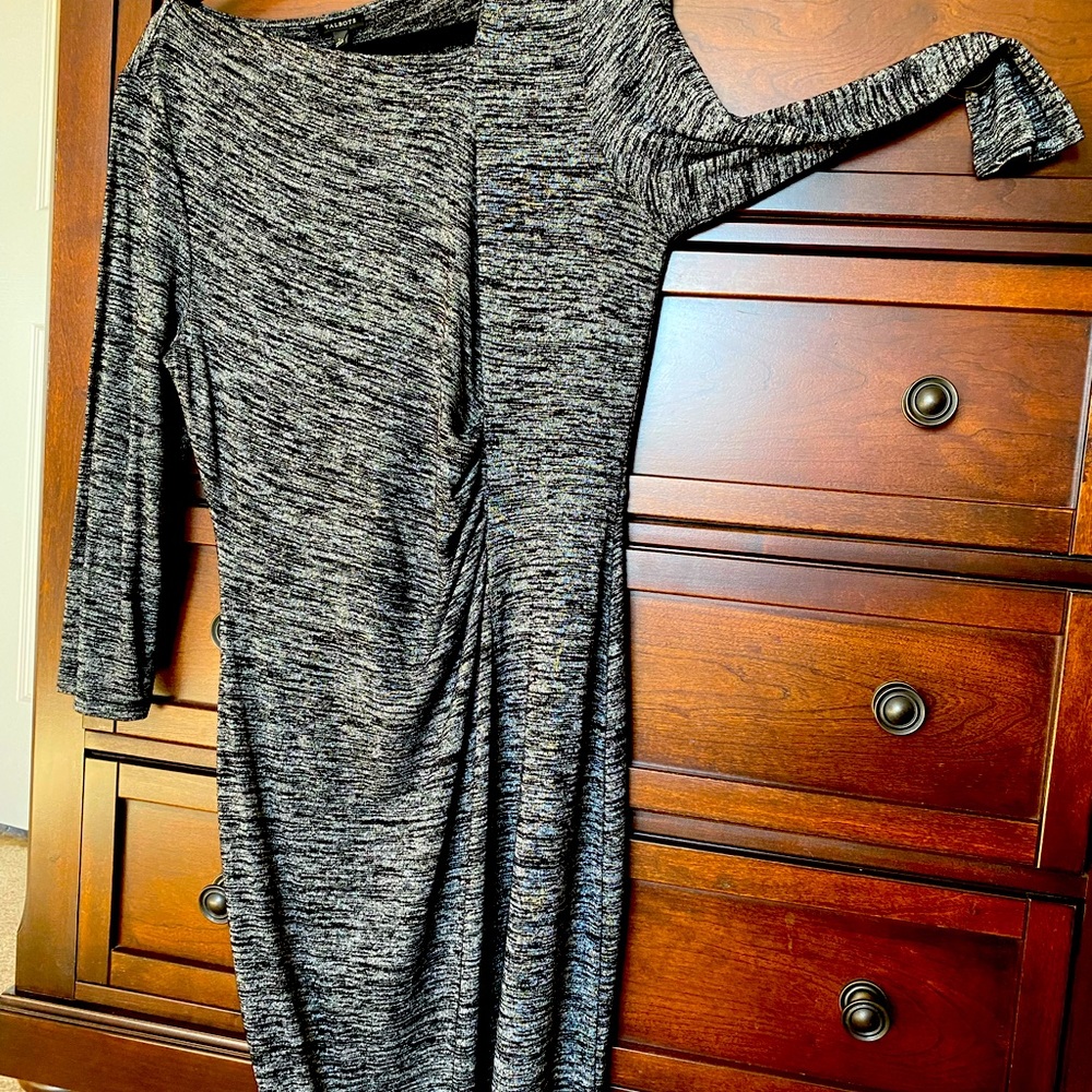 Talbots dress, asymmetric neck